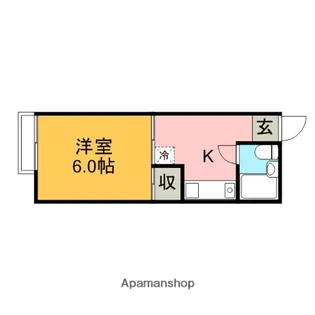 パレーシャル武蔵野B【2階】の間取り