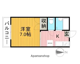 東京都武蔵野市境南町2丁目【アパート】の間取り