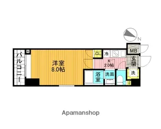 東京都江東区亀戸5丁目【マンション】の間取り