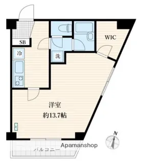 大橋ビル【3階】の間取り