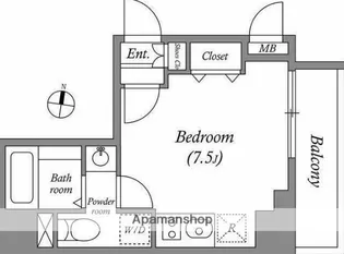 東京都江東区亀戸2丁目【マンション】の間取り