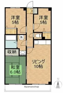 東京都江東区南砂2丁目【マンション】の間取り