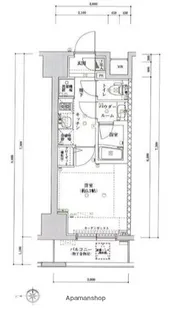 東京都江東区亀戸4丁目【マンション】の間取り