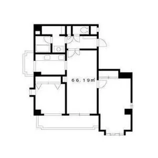 綾東ヴィレッジ弐番館【6階】の間取り