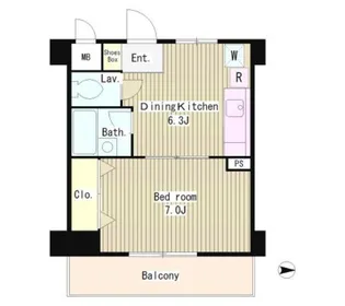 陽光ハイツ北上野【12階】の間取り