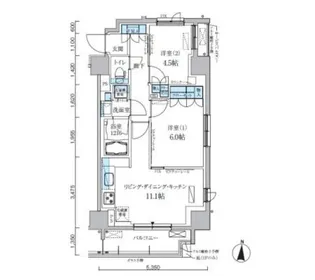 パークアクシス両国馬車通り【3階】の間取り