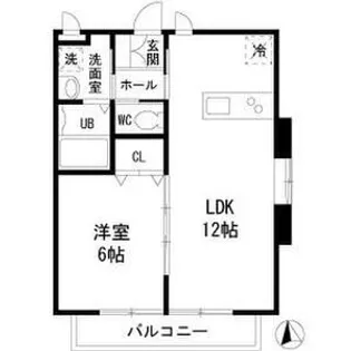 フォレストメゾン三河島【1階】の間取り