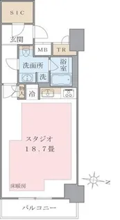 BRILLIA IST 東雲キャナルコート【2階】の間取り