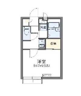 レオパレスメゾン錦【3階】の間取り