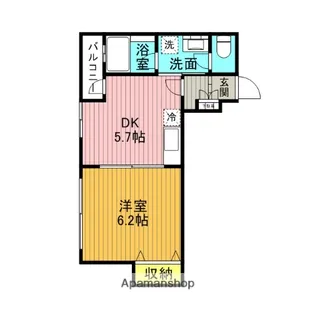 東京都江東区亀戸7丁目【マンション】の間取り