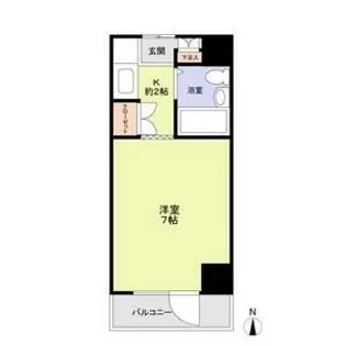 ダイヤモンドレジデンス錦糸町【5階】の間取り