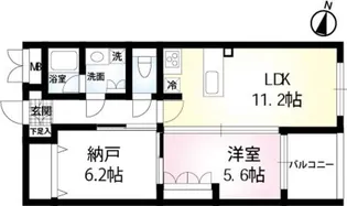 MAISON BLANC【1階】の間取り