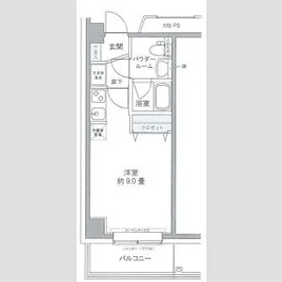 プライムアーバン豊洲【2階】の間取り