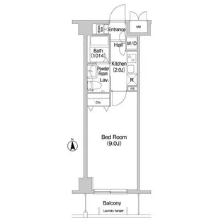 コンフォリア墨田立花【7階】の間取り