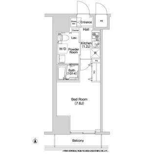 コンフォリア上野入谷【3階】の間取り