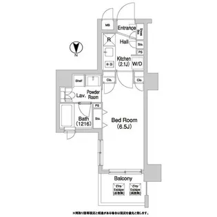コンフォリア清澄白河トロワ【9階】の間取り