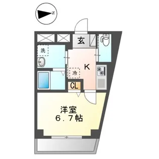 GLANZ COURT ーグランツコートー【3階】の間取り