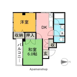 Eフィールド【4階】の間取り