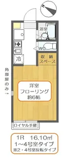 MY・ピュア千住曙町A【1階】の間取り