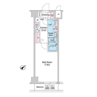 コンフォリア森下WEST【2階】の間取り