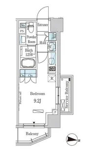 パークアクシス木場キャナル ウエスト【5階】の間取り