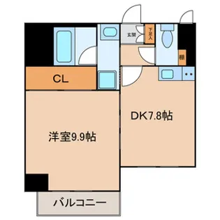 東京都荒川区町屋8丁目【マンション】の間取り