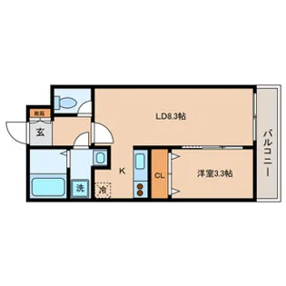 エクセレント東綾瀬【1階】の間取り