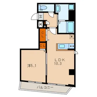 CERCAESTACION(セルカエスタシオン)【5階】の間取り