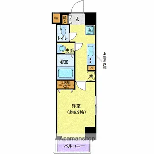 クレヴィスタ浅草 【6階】の間取り