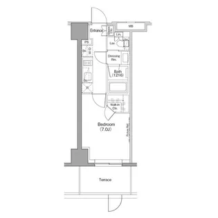 ザ・パークハビオ木場【1階】の間取り