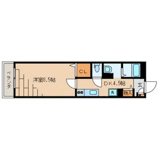 イルグランディ【2階】の間取り