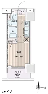 エスティメゾン錦糸町II【6階】の間取り