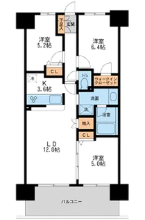 レジディア南千住【9階】の間取り