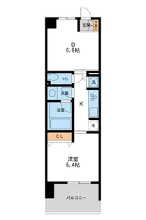 レジディア南千住【5階】の間取り