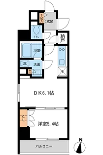 レジデンス両国駅前【3階】の間取り