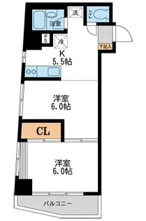 阪上ロイヤルハイツ第二【10階】の間取り