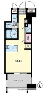 東京都江東区亀戸6丁目【マンション】の間取り
