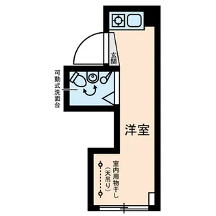 ダイヤモンドレジデンス湯島【5階】の間取り