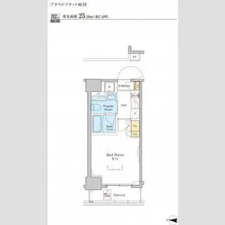 プラウドフラット両国【11階】の間取り