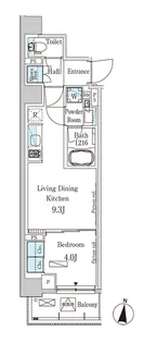 パークアクシス木場キャナル イースト【5階】の間取り