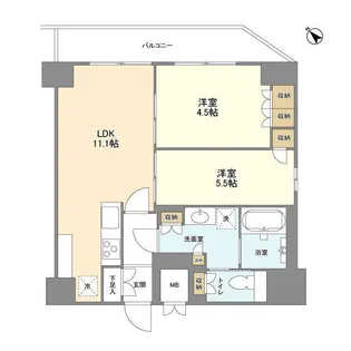 KURAMAE214【14階】の間取り