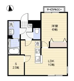 ステラ住吉【4階】の間取り