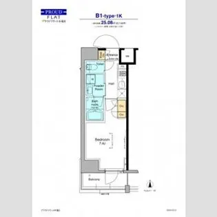プラウドフラット木場Ⅱ【14階】の間取り