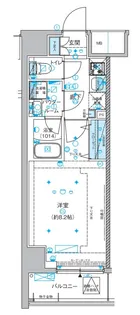 メインステージ両国Ⅲ【8階】の間取り