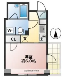 東京都江東区亀戸1丁目【マンション】の間取り