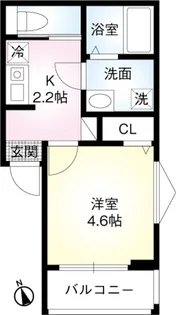 NORTH CREST【1階】の間取り