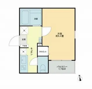 グランクオール浅草橋【4階】の間取り