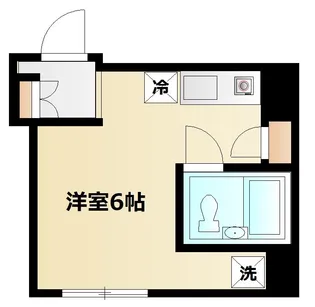 シャリエール住吉【1階】の間取り