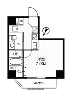 ブランセ森下【6階】の間取り