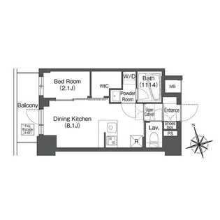 コンフォリア日暮里【5階】の間取り
